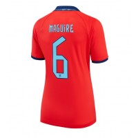 Billiga England Harry Maguire #6 Borta fotbollskläder Dam VM 2022 Kortärmad